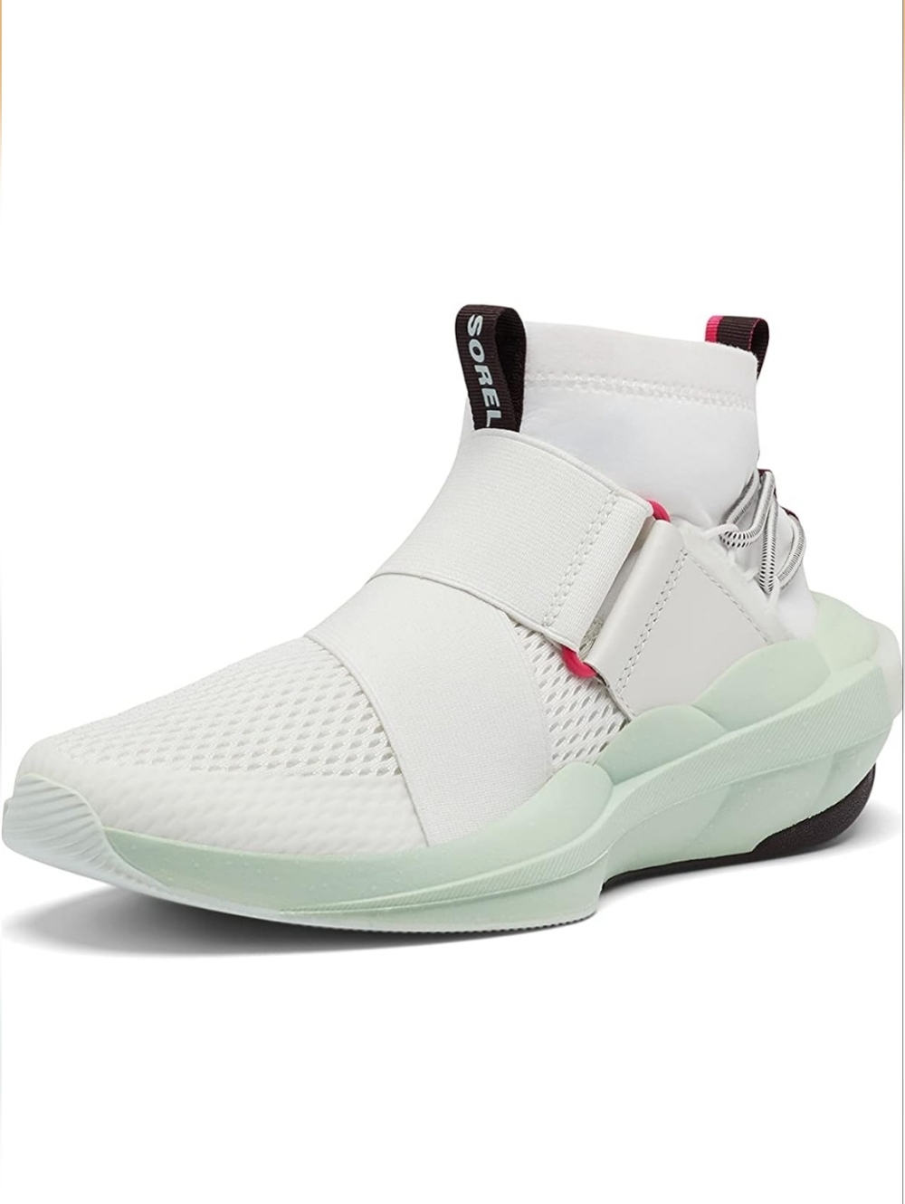 Sorel White Slip-On Athletic Sneakers